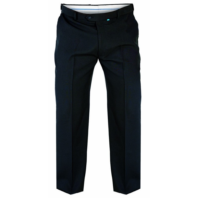 D555 kalhoty pánské MAX společenské nadměrná velikost 44, černá