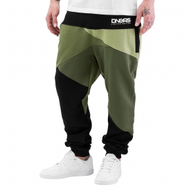 Dangerous DNGRS kalhoty pánské Locotay Sweatpants Olive/Black tepláky