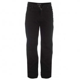 ROCKFORD kalhoy pánské RJ520 COMFORT BLACK Jeans nadměrná velikost