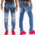 CIPO & BAXX kalhoty pánské CD461 L:34 jeans džíny slim fit