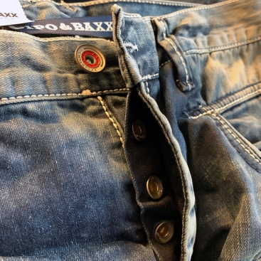 CIPO & BAXX kalhoty pánské C-1178 regular fit L:32 jeans džíny