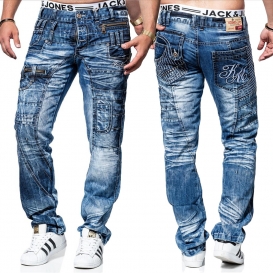 KOSMO LUPO kalhoty pánské KM020 jeans džíny