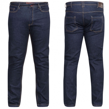D555 kalhoty pánské CEDRIC L:32 Tapered Fit Stretch nadměrné velikosti