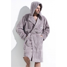 L&L szlafrok męski z kapturem IWO