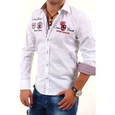 CARISMA košile pánská 8004 dlouhý rukáv slim fit