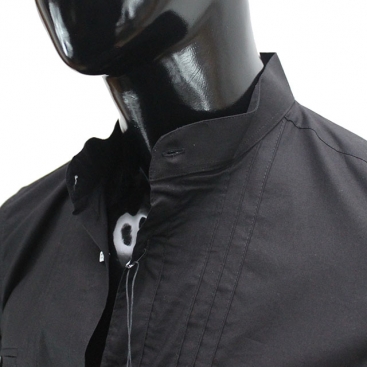 CARISMA košile pánská 9023 krátký rukáv slim fit černá